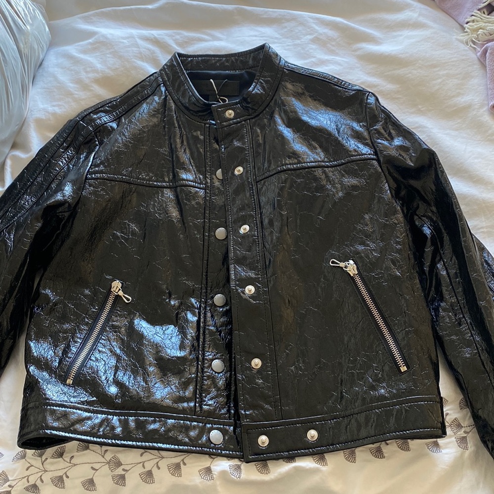 Brand new ray and bone leather jacket
